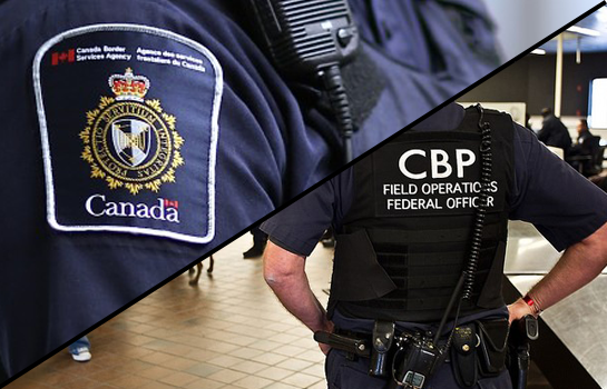 CBSA Shoulder Path and CBP Officer | Farrow