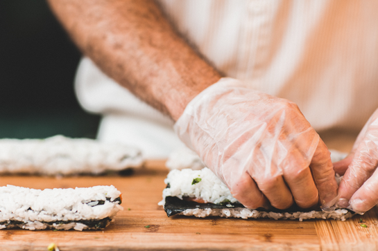 Man making sushi roll | Farrow